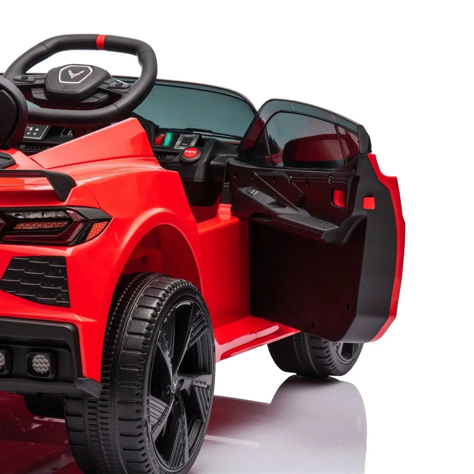 12V Chevrolet Corvette C8 Stingray 1-Seater Kids Ride-On Car  DTI Direct USA