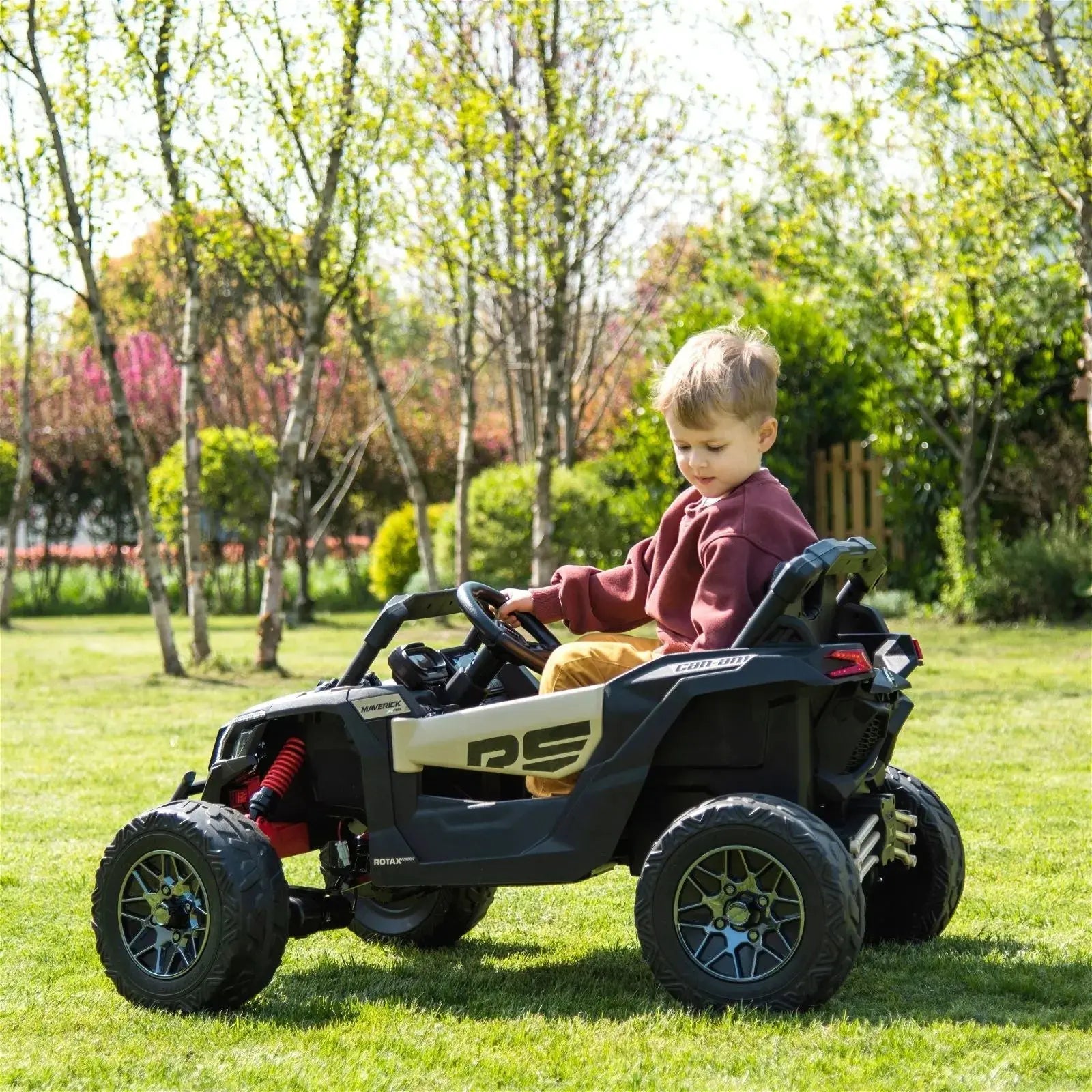 24V Can Am Maverick 1-Seater UTV - Kids Electric Ride-On  DTI Direct USA