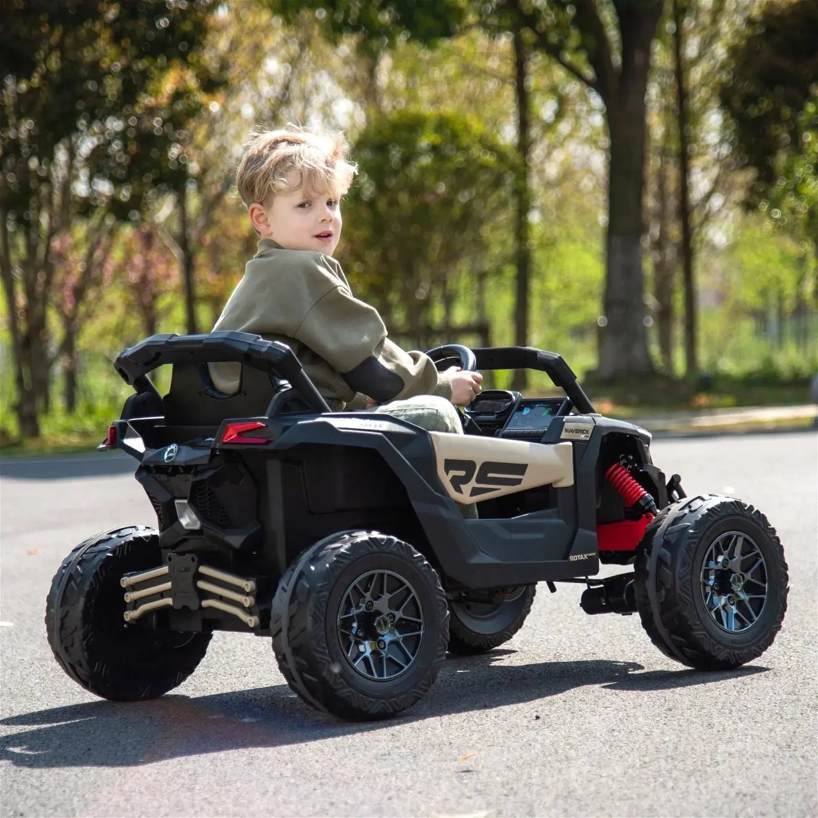 24V Can Am Maverick 1-Seater UTV - Kids Electric Ride-On  DTI Direct USA