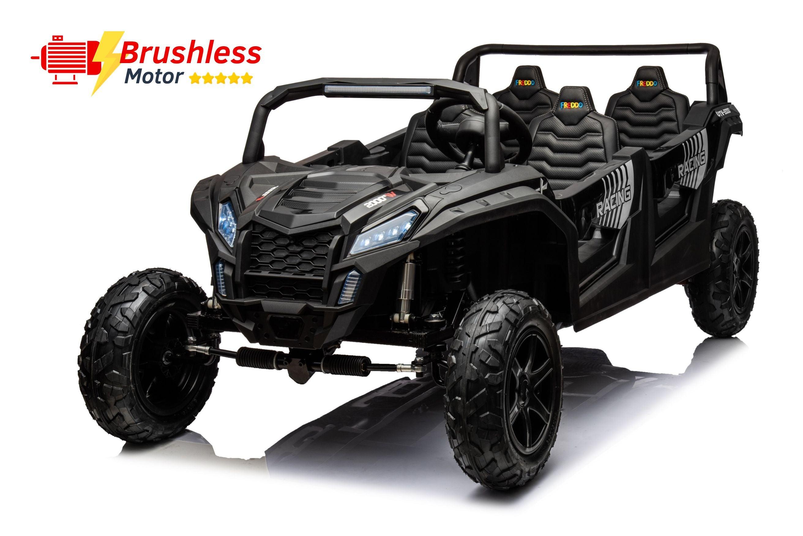 48V Freddo Beast XL: World's Fastest Kids' 4-Seater Dune Buggy with Advanced Brushless Motor & Precision Differential - DTI Direct USA