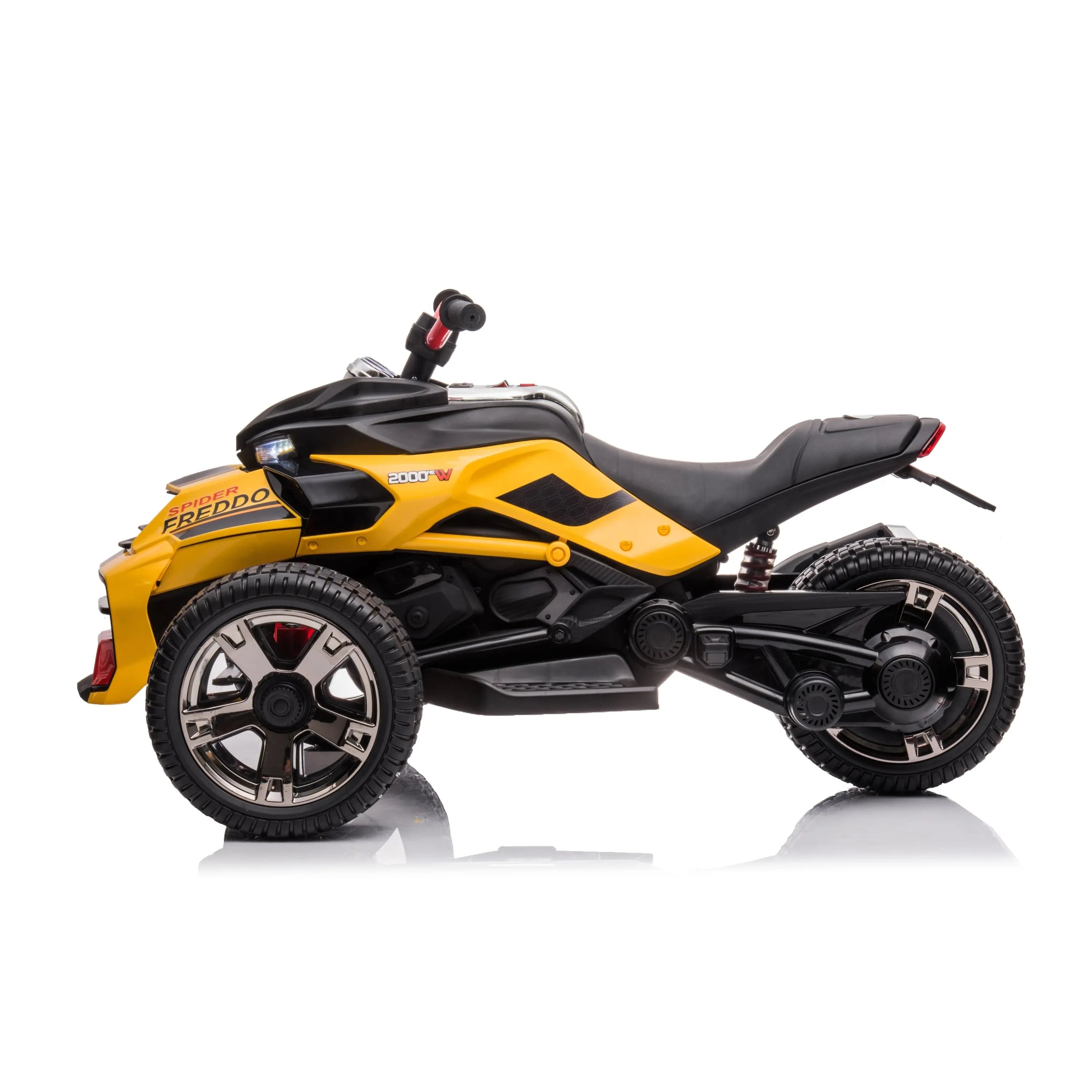 24V Freddo Spider 2 Seater Ride-On 3 Wheel Motorcycle  DTI Direct USA