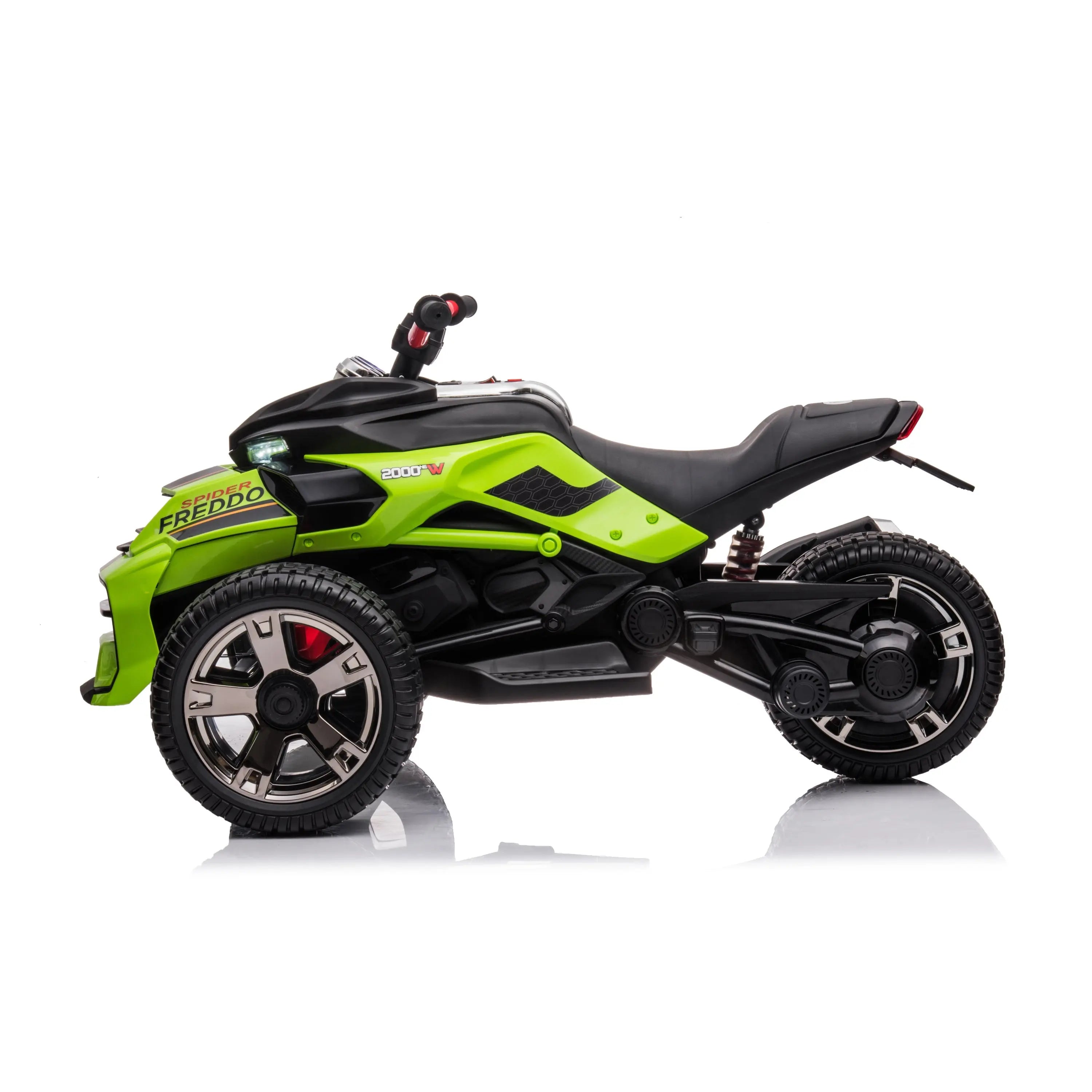 24V Freddo Spider 2 Seater Ride-On 3 Wheel Motorcycle  DTI Direct USA