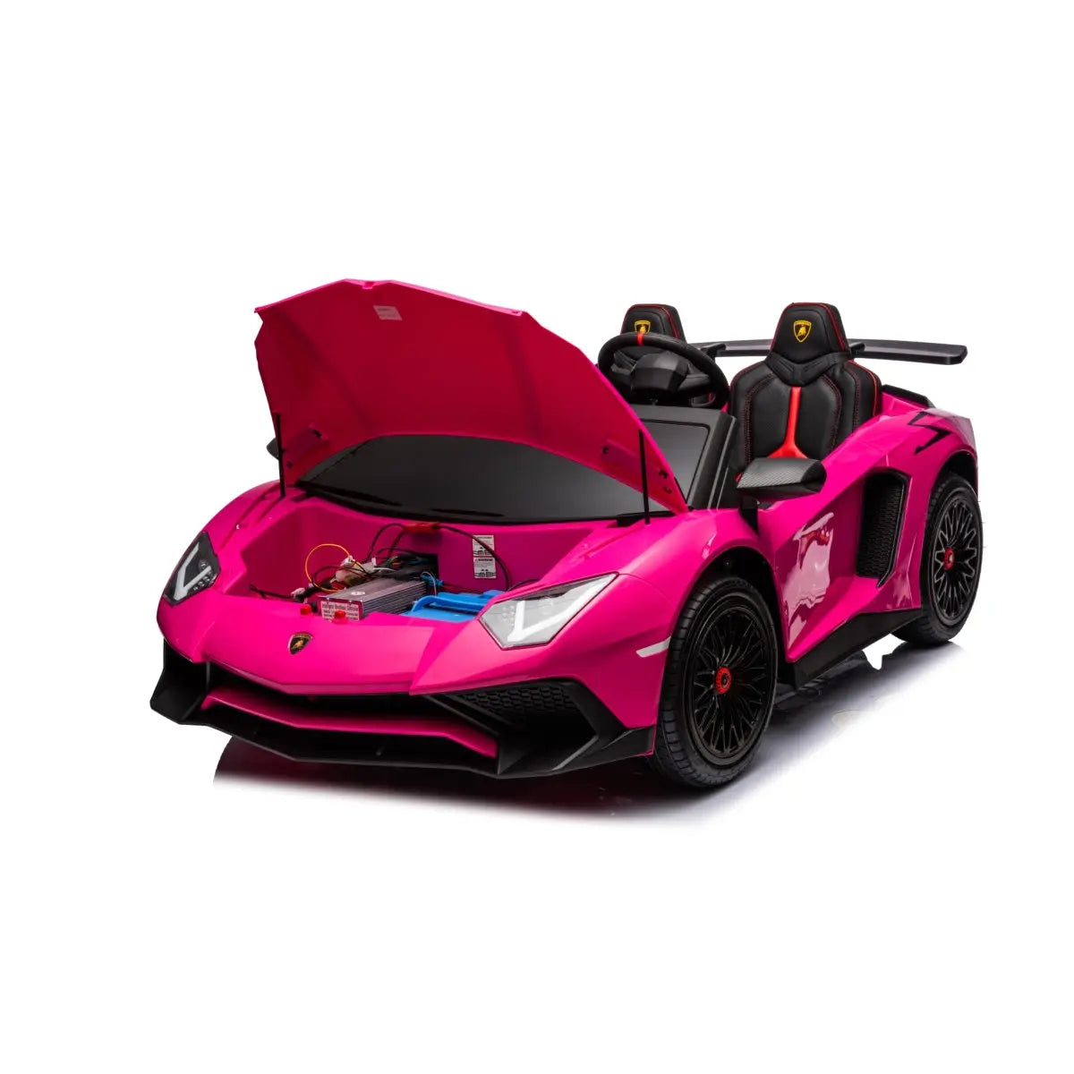 24V Lamborghini Aventador 2 Seater Ride On Car for Kids: Advanced Brushless Motor & Differential for High-Octane Fun  DTI Direct USA