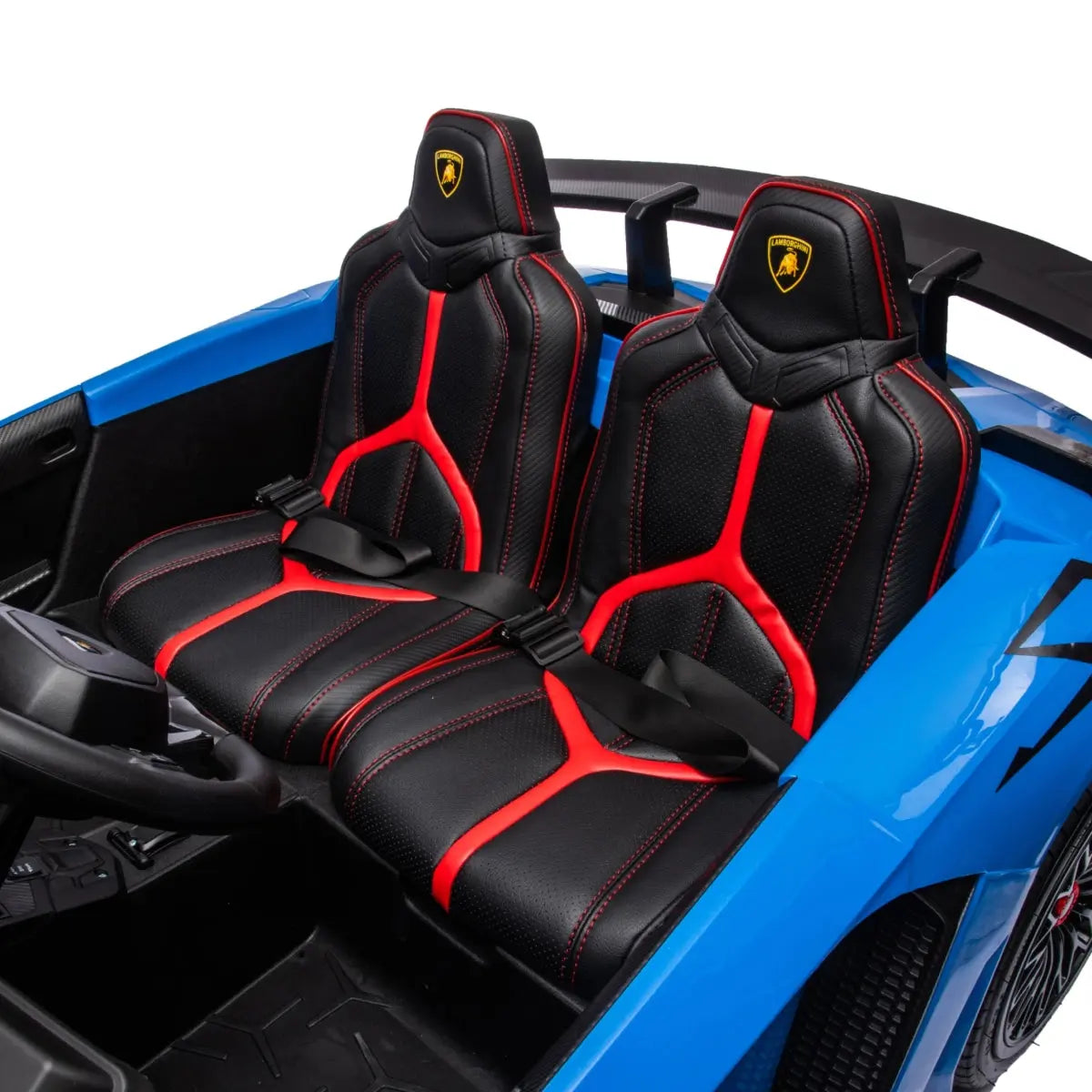 24V Lamborghini Aventador 2 Seater Ride On Car for Kids: Advanced Brushless Motor & Differential for High-Octane Fun  DTI Direct USA