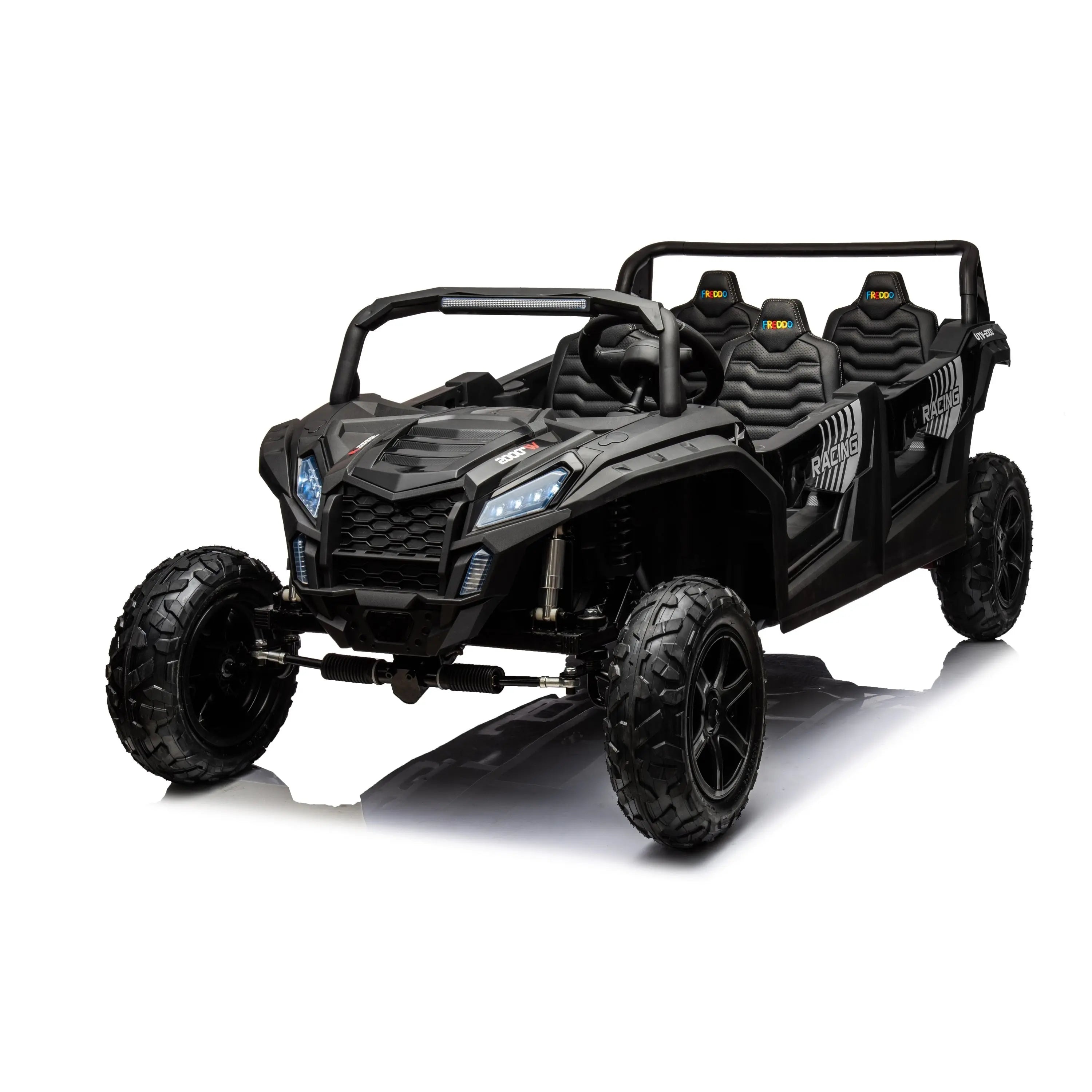 48V Freddo Beast XL: World's Fastest Kids' 4-Seater Dune Buggy with Advanced Brushless Motor & Precision Differential  DTI Direct USA