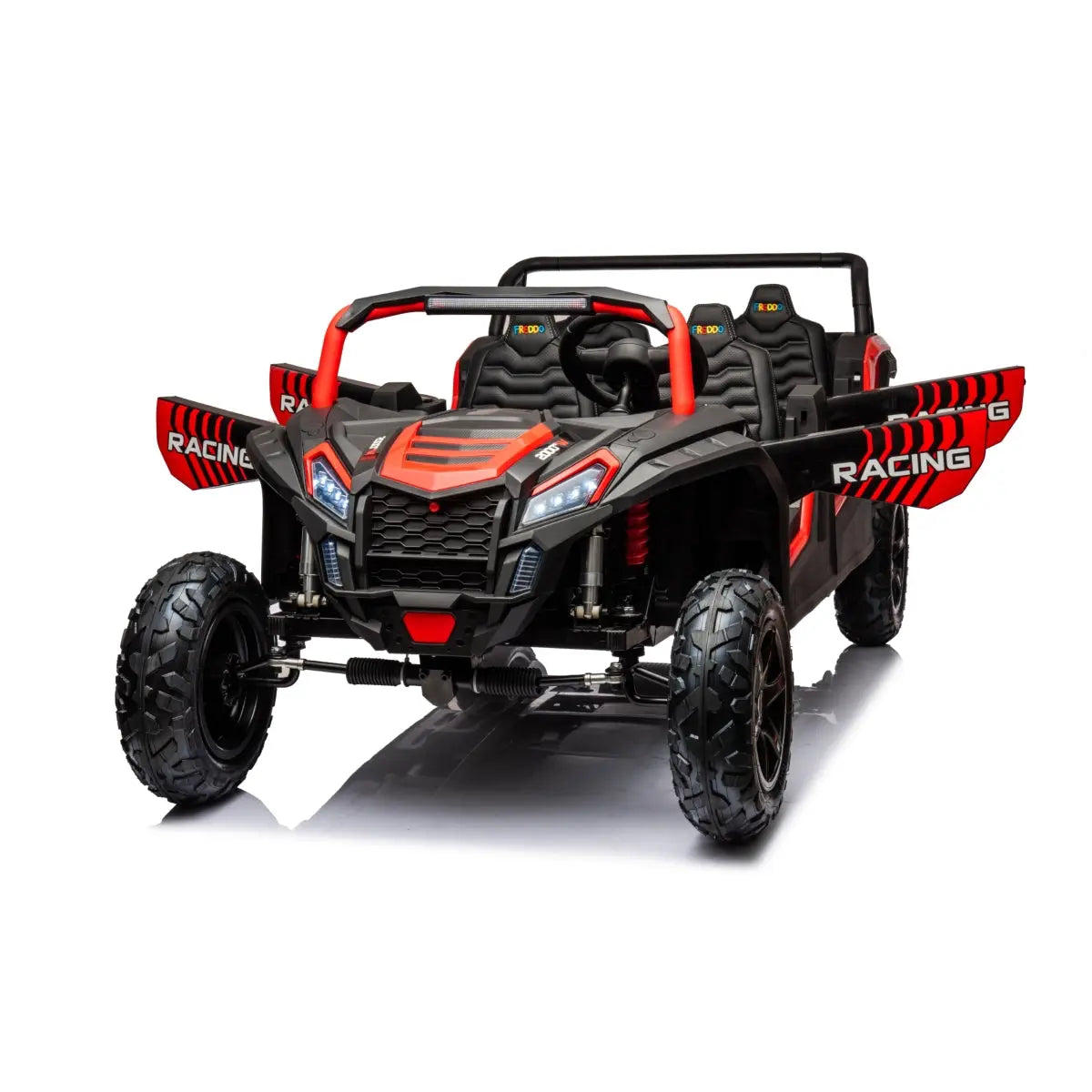 48V Freddo Beast XL: World's Fastest Kids' 4-Seater Dune Buggy with Advanced Brushless Motor & Precision Differential  DTI Direct USA