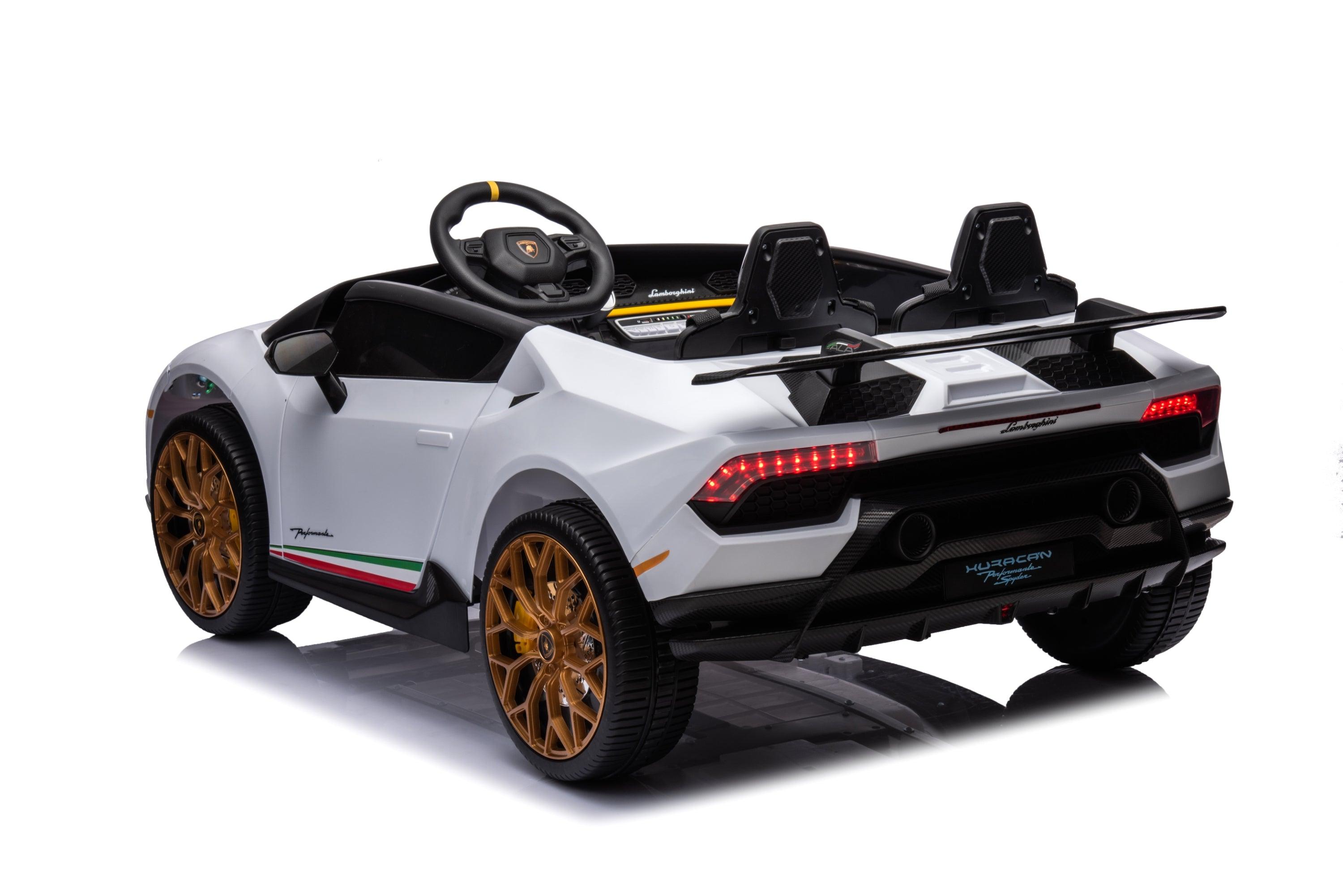 24V Lamborghini Huracan 2 Seater Kids' Electric Ride-On - DTI Direct USA