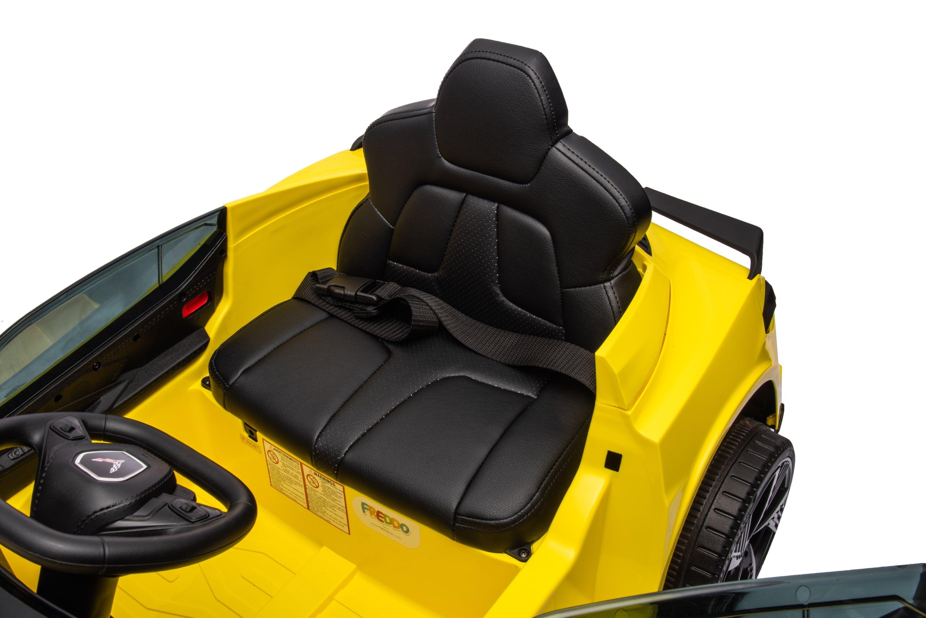 12V Chevrolet Corvette C8 Stingray 1-Seater Kids Ride-On Car - DTI Direct USA