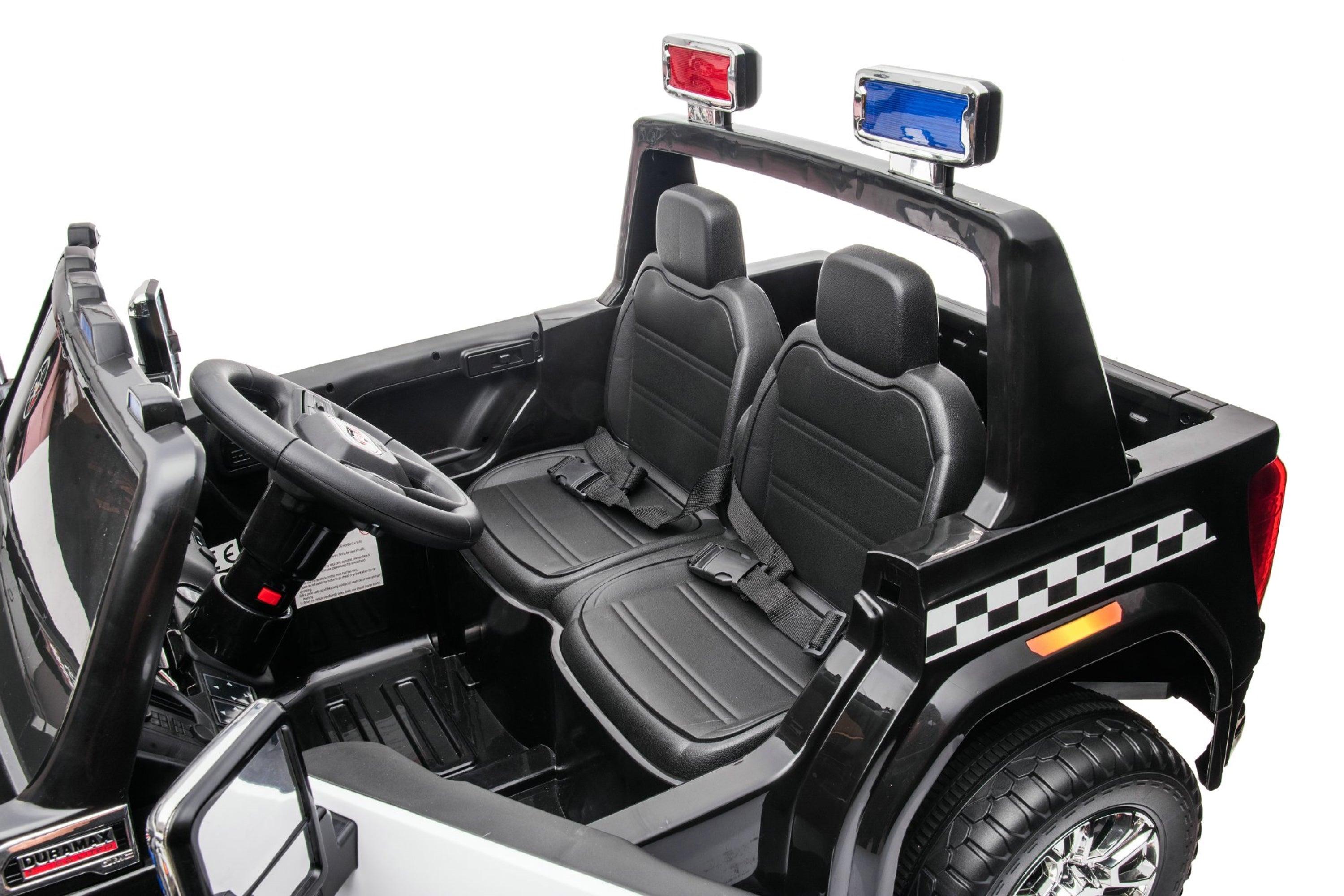 24V GMC Sierra Denali 2 Seater Police Ride-On Truck - DTI Direct USA