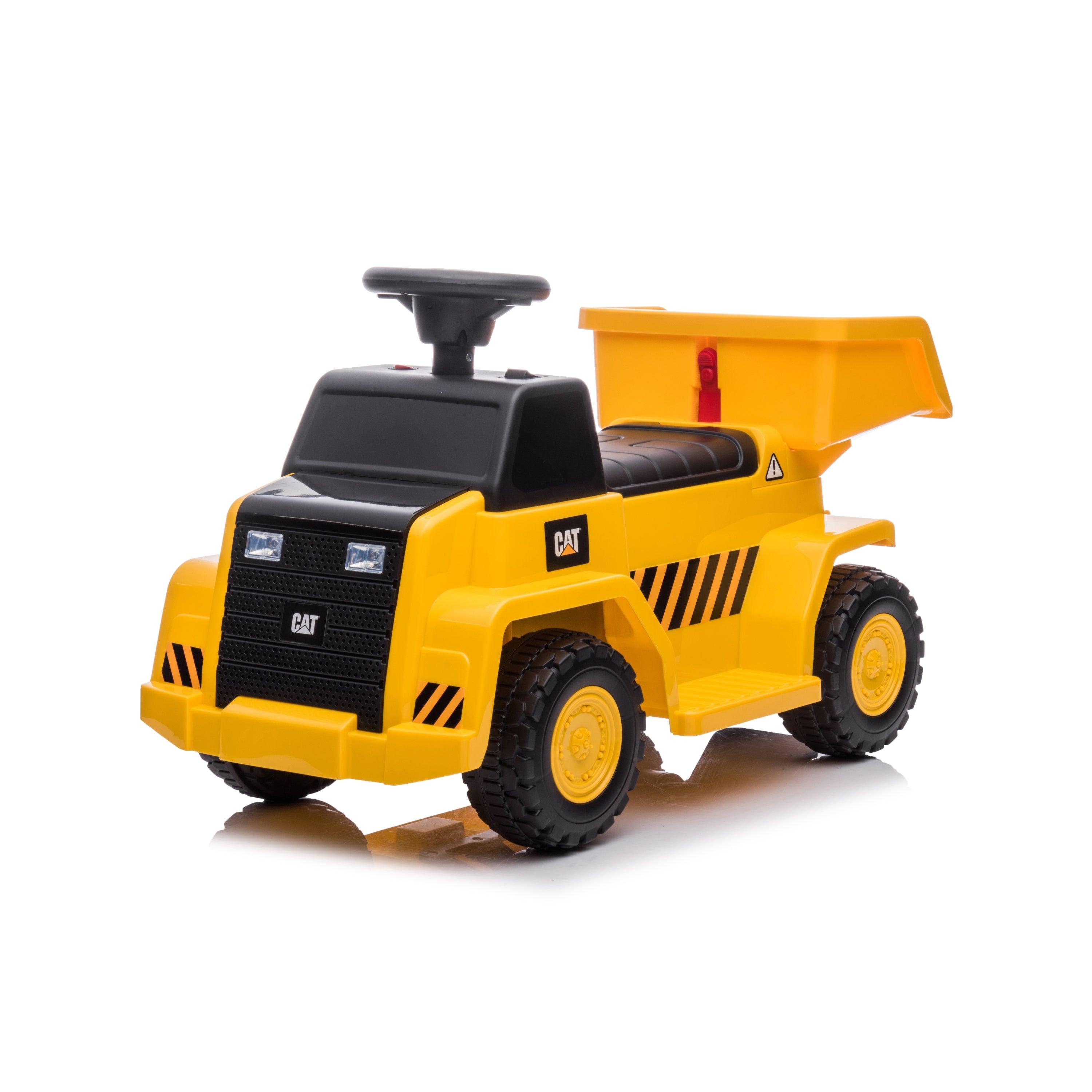 6V CAT Dump Truck Ride-On Toy - DTI Direct USA