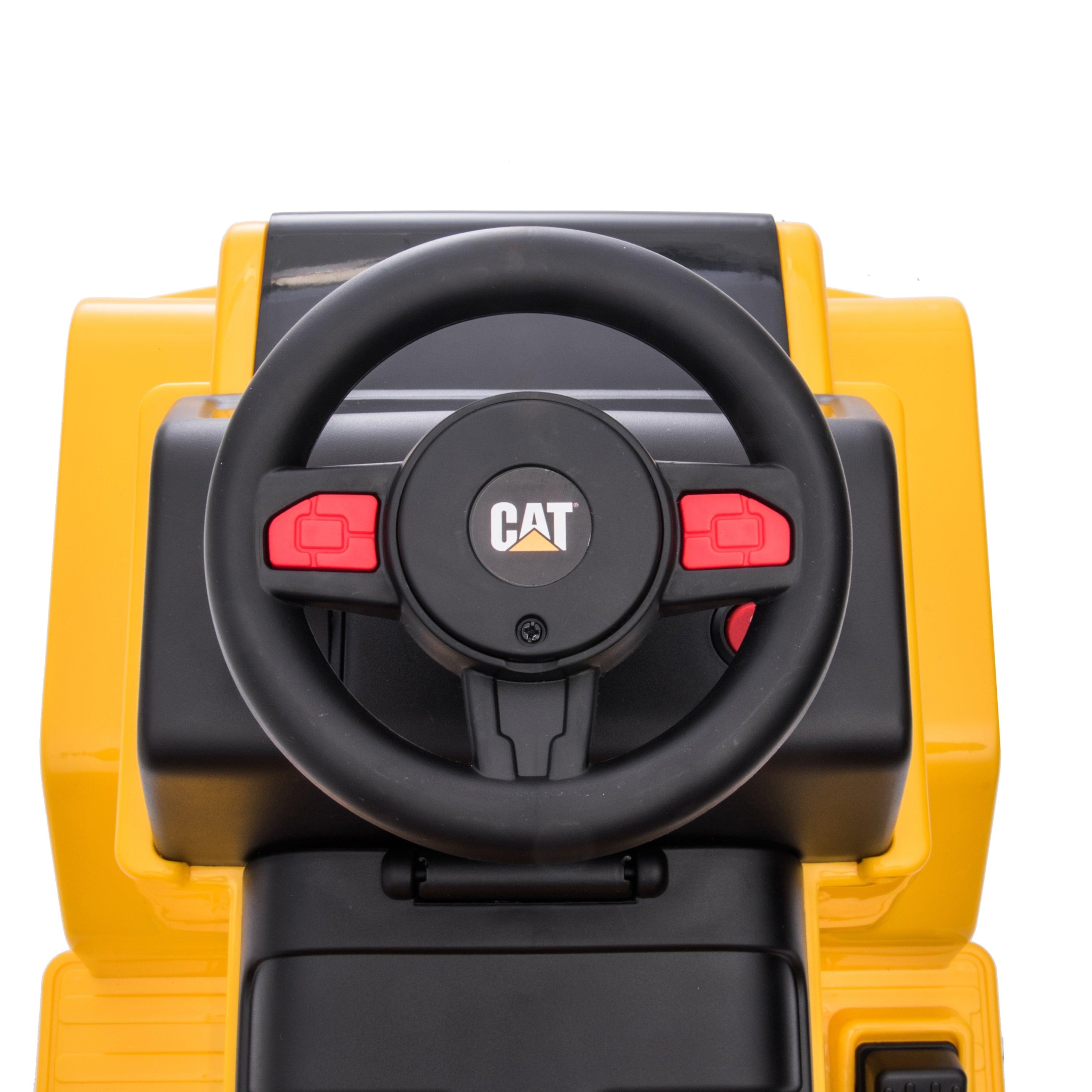 6V CAT Dump Truck Ride-On Toy - DTI Direct USA