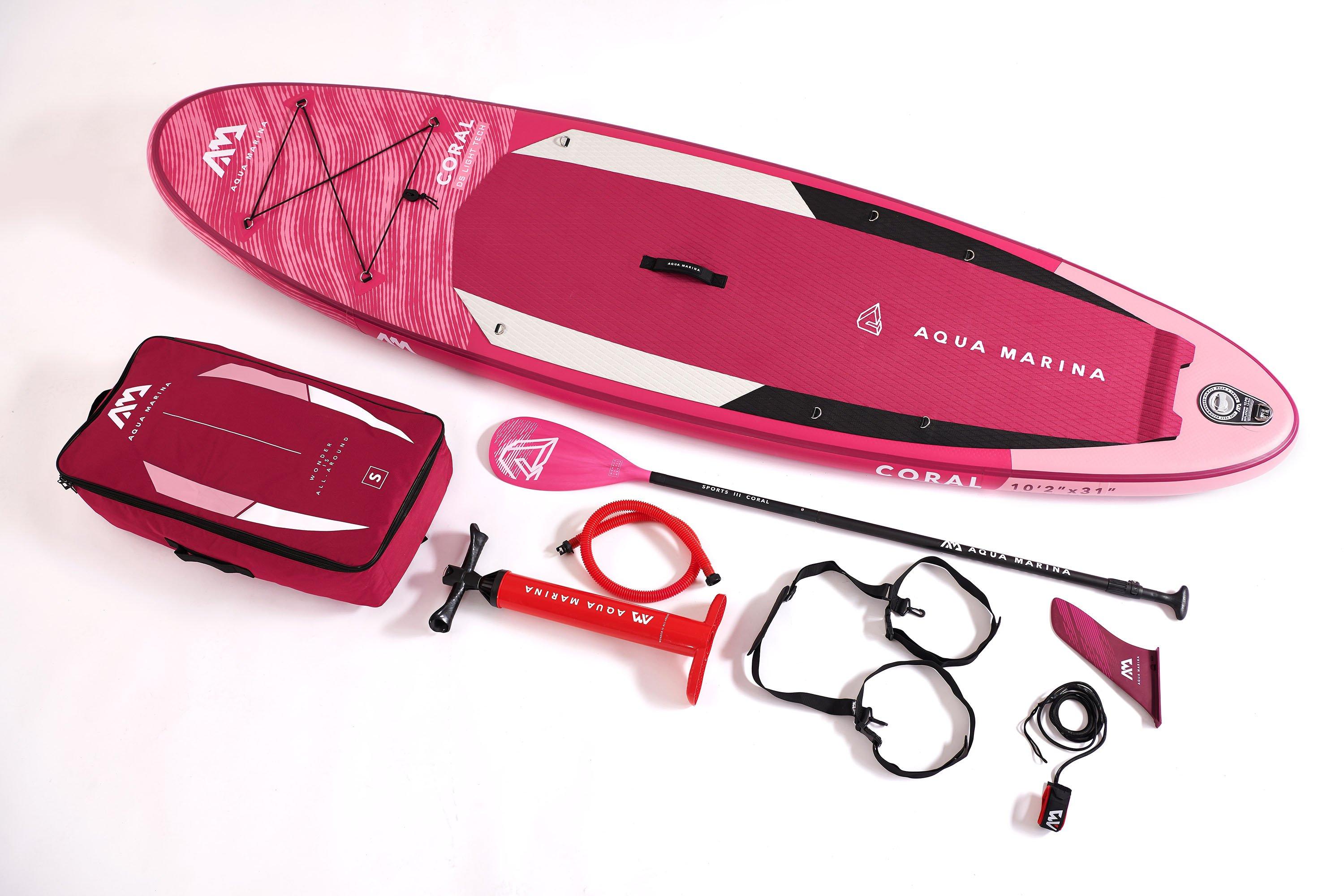 Coral Advanced All-Around iSUP Paddle Board - DTI Direct USA