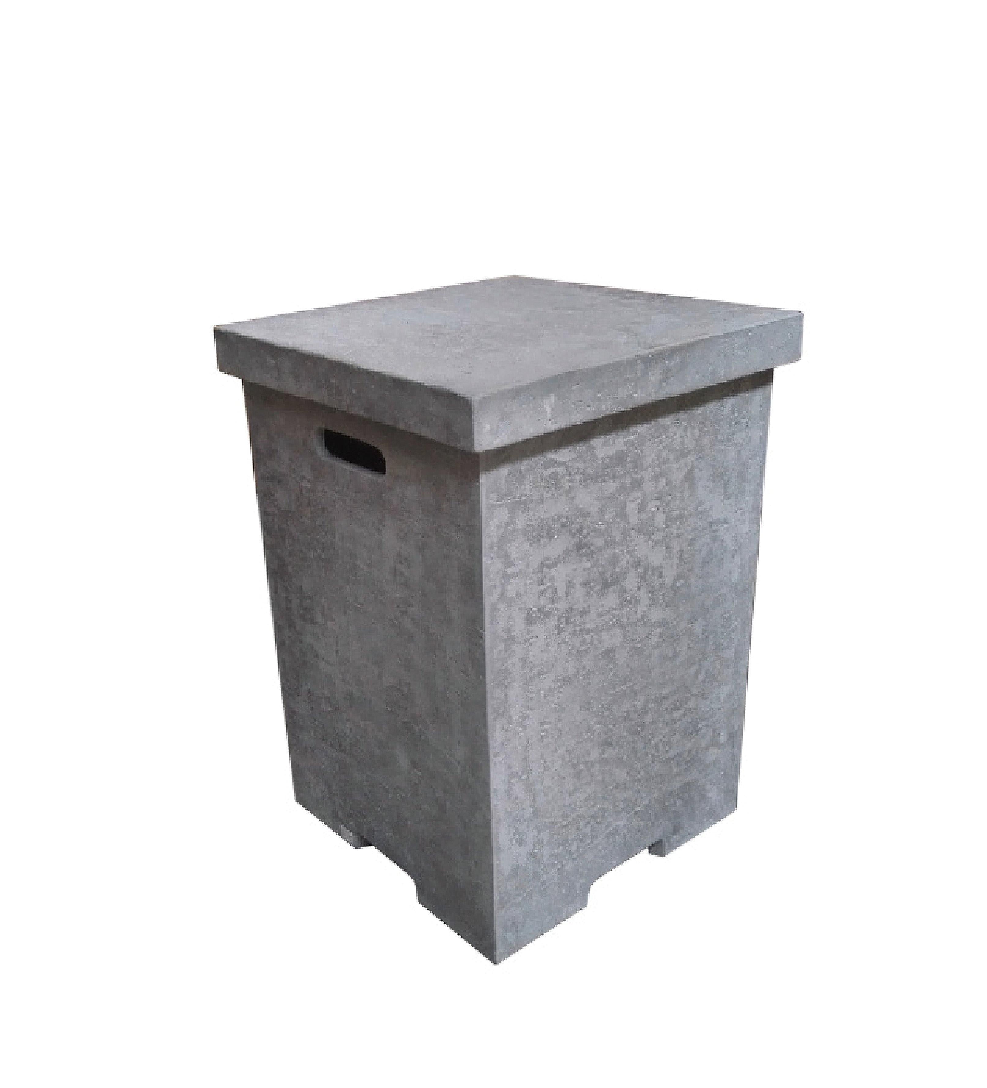 Square Tank Cover with Removable Lid - Textured - Dti Direct USA