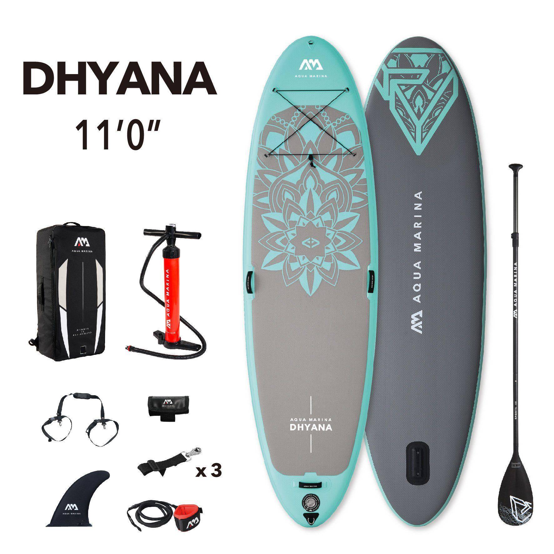 Dhyana Yoga iSUP Paddle Board - DTI Direct USA