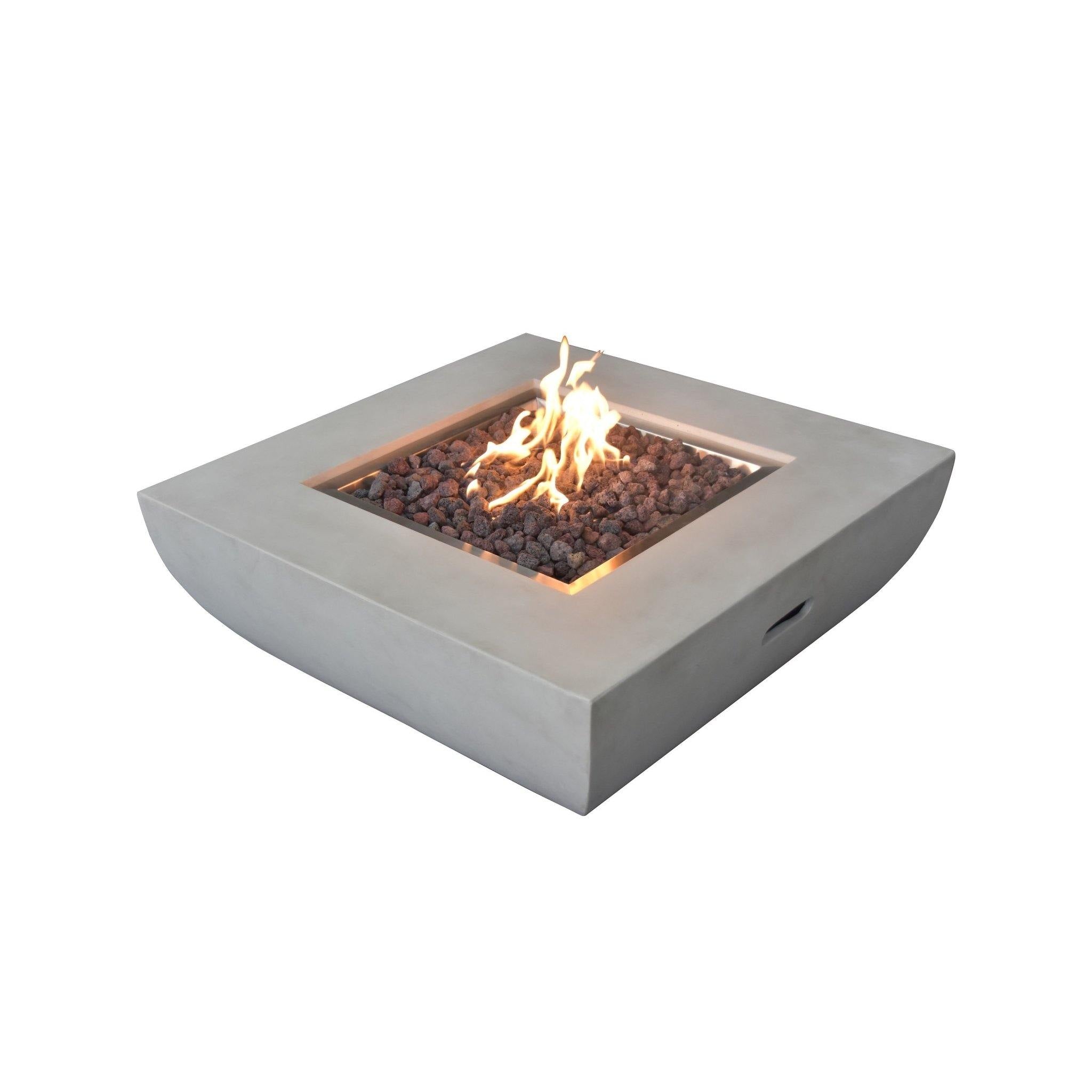 Florence Fire Table - Natural Concrete - DTI Direct USA