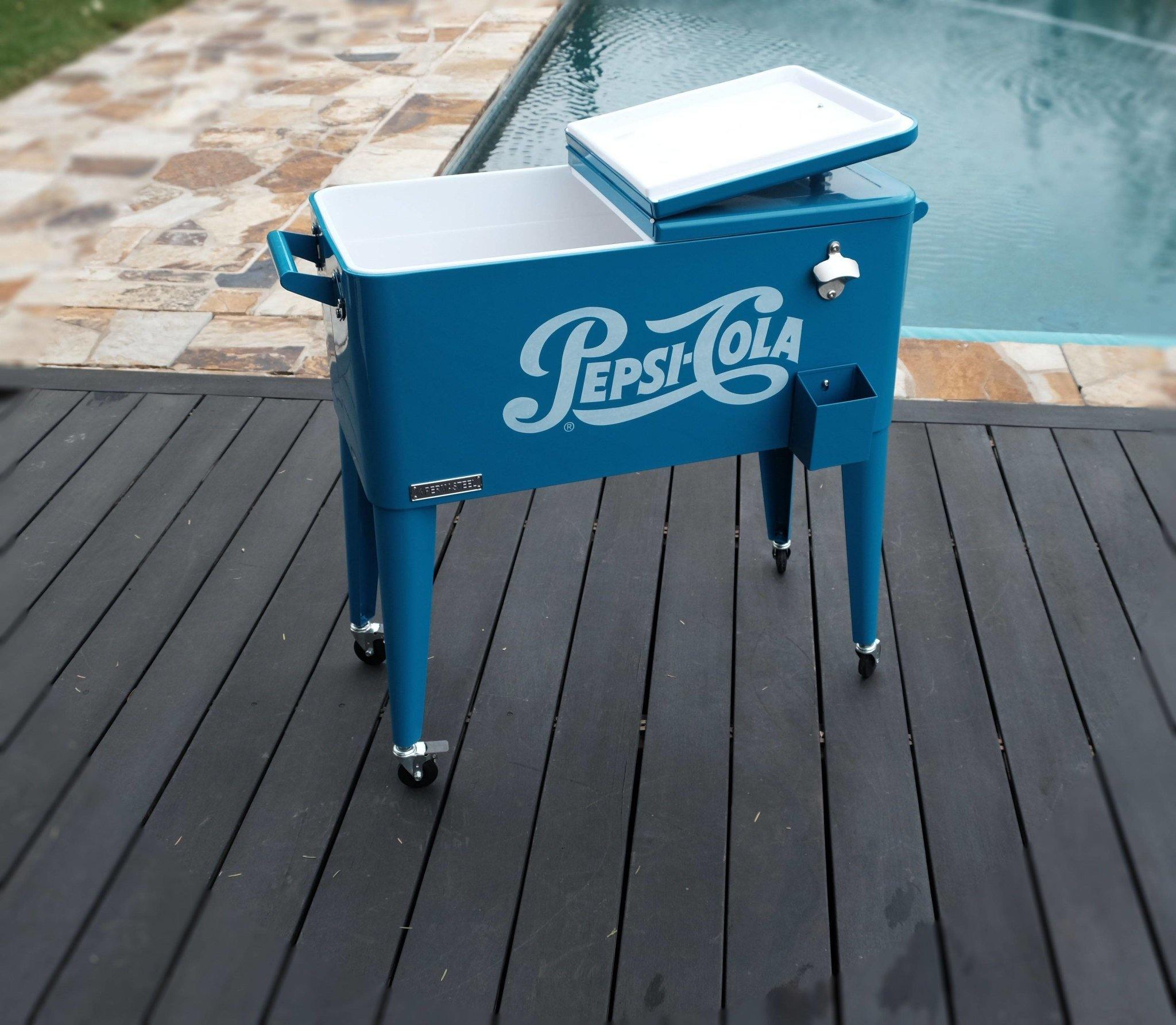 Patio Cooler Pepsi-Cola Styling - 80QT - Dti Direct USA