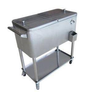 Patio Cooler Stainless Steel - 80QT - Dti Direct USA