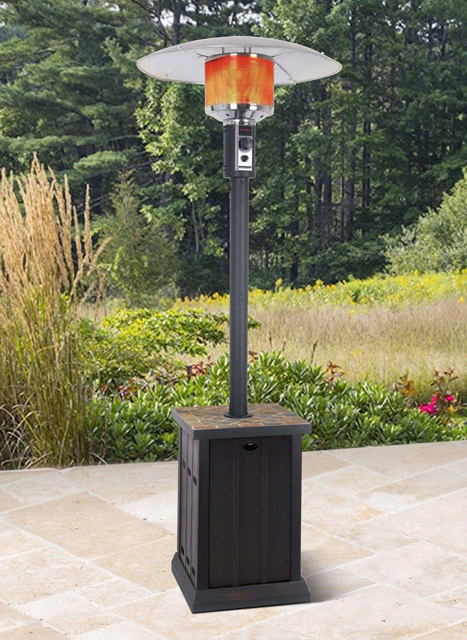 Patio Heater with Tile Tabletop - DTI Direct USA