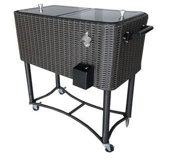 Wicker Patio Cooler - 80QT - DTI Direct USA